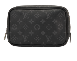 Louis Vuitton Toiletry Pouch PM, Canvas, Monogram Eclipse, 3*